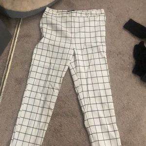 Checkered dress pants
